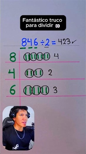 Amazing trick for dividing 😱 #amazingtrick #divisiontrick #learnhowtodivide #viralvideo #trending