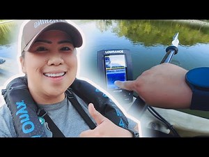 Using My NEW Setup! Lowrance Hook 4 - Kayak Fishing Rough River Lake