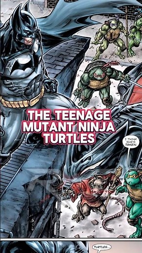 Batman Vs The Teenage Mutant Ninja Turtles #shorts