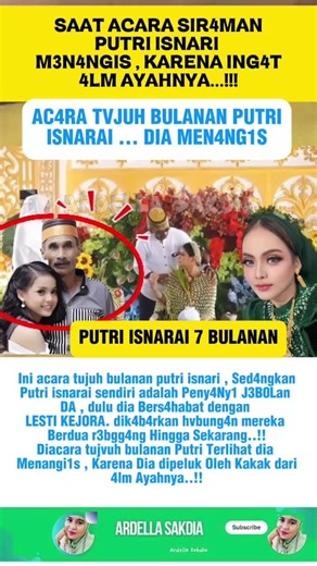 tujuh bulanan putri isnari menay #putriisnari #puzis #shorts