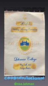 Lehman College Department of Nursing annual Pinning Ceremony. 👏🏾👏🏾You eaRNed it! 👏🏾👏🏾 🎊🎊Congratulations🎊🎊 🎊 @nsa.lehman 🎊👏🏾 | Lehman College