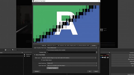 OBS Studio v27 Adds Matte Transitions and Undo - Nerd or Die