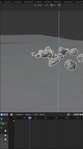 Easy Blender Levitation Animation #3d #blender3d #blender #animation #tutorial #tutorials