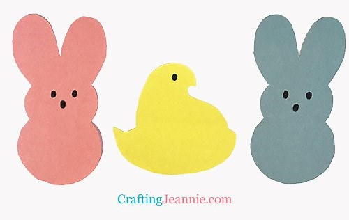 Paper Peeps Craft (Free Template) - Crafting Jeannie