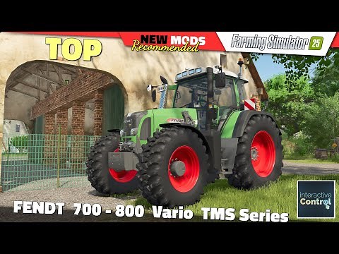 FS25 | FENDT 700 - 800 Vario TMS Series (Interactive Control) - Farming Simulator 25 Mods Review QHD
