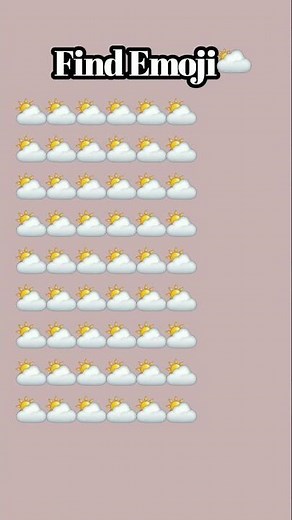 Spot the Hidden Emoji Challenge 🔍 | Can You Find Them All? 🤔🔥 #spottheemoji #emojicat