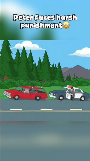 Peter gets pulled over by a cop 👮‍♀️#familyguy #petergriffin #shortvids #cartoons #relatable fyp