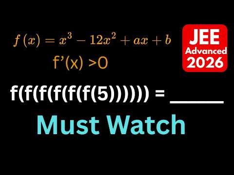 Solve f(f(f(f(f(5))))) Easily | Powerful Math Composition Trick