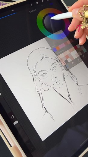 Elegancia electrónica: arte de la moda en una tableta #FabiosaExperiment #Fabiosa #arte #hechoamano | Fabiosa Argentina