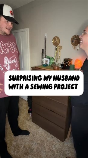 Elyssa Dawn on Instagram: "The collab you didn’t know you needed 🪡x🎤 @braydenkingmusic #sewing #custommerch #musicianwife #sewingmachine #diy"