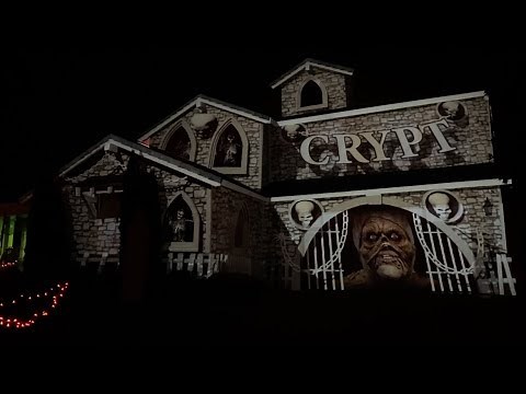 Halloween House Projection Mapping 2019