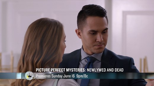 Sleuthers, check out this sneak peek of Sunday's "Picture Perfect Mysteries: Newlywed and Dead." | Hallmark Mystery