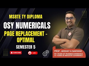 Optimal Page Replacement 😎 | The Easiest Explanation Ever | MSBTE TY Diploma | OSY | By Akshay Sir