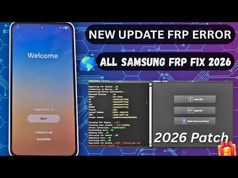 All Samsung Galaxy Phone's FRP 2026 Update | Error Fix | @GsmMafia 