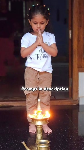 Saneesh C (Nainika Saneesh) on Instagram: "Mahadevan | Mahashivratri | Prompt 👇👇 Transform this photo into a moody, cinematic fantasy artwork. Keep the girl’s face, pose, expression, outfit, and lighting exactly the same. Create a mystical, shadowy presence of Lord Shiva formed from smoke and light standing slightly behind her, giving a gentle blessing by placing one hand softly over her head. His form should look powerful, broad, and divine, holding a glowing golden trident. Add a small cresc