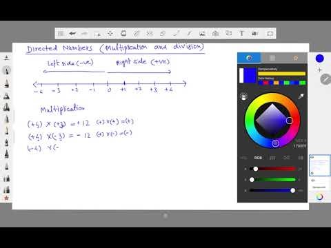 Directed Numbers (Multiplication and Division)