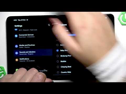 SAMSUNG Galaxy Tab A11 LTE – How to Change Ringtone