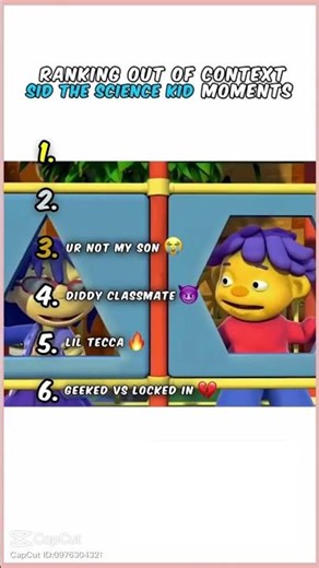 Ranking sid the science kid #funny #viral #memes #trending #lol #shortsvideo #shorts #ranking