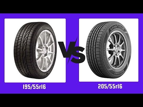 Tire Size 195/55r16 vs 205/55r16