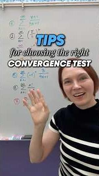Strategy for using tests for convergence in calculus