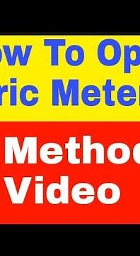 How To Open Electric Meter Seal #TechVideo | #Like Share #Subscribe My Chanel For More Videos