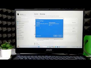 MSI Cyborg 15 – How to Factory Reset and Restore Windows