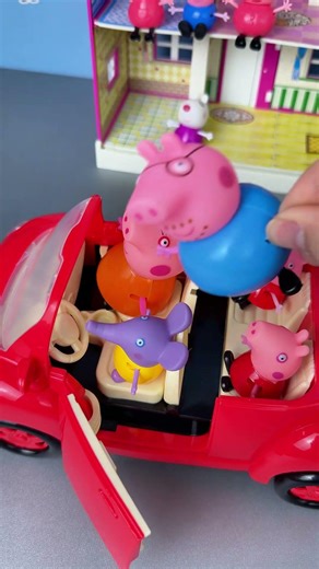 Satisfying with Unboxing & Review Peppa Pig Elephant Get Out !!! #peppapig #toys #shorts