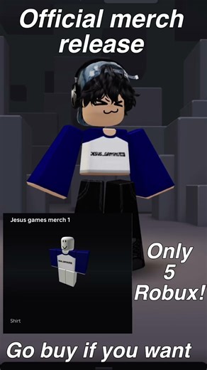 Official Roblox merch release #roblox #robloxclothing