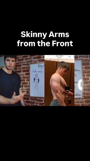 The Incredible Bulk on Instagram: "If your arms are big from the side but skinny from the front"