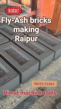 Fully Automatic Fly Ash Brick Making Machine #bricksmachine