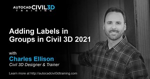 Adding Labels in Groups in Civil 3D - CIVIL3D.TV