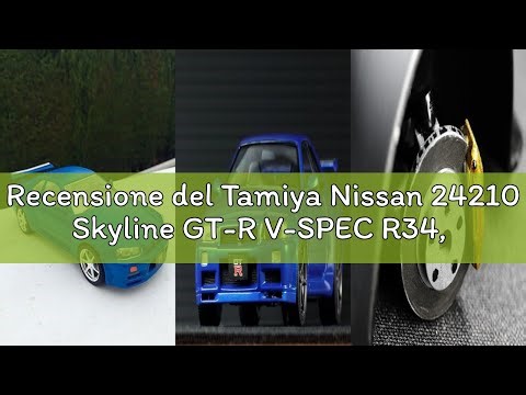 Recensione del Tamiya Nissan 24210 Skyline GT-R V-SPEC R34, Bianco, Mittel
