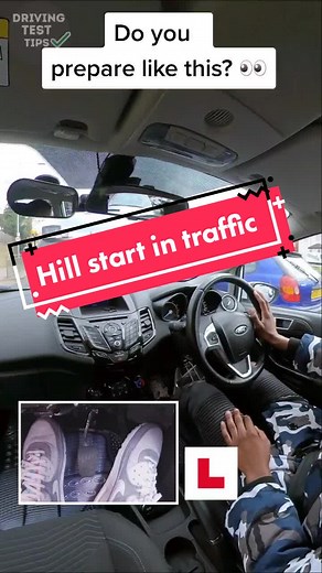 Staying alert in traffic so you can move off smoothly! #drivingtest #drivinglessons #drivingtips #drivinglicense
