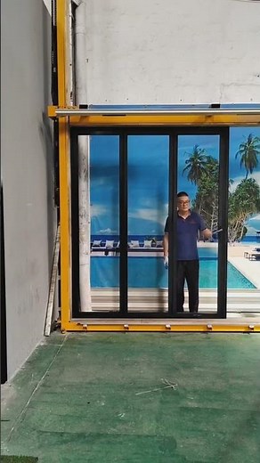 4-Panel Folding Doors: Space-Saving Solution for Modern Home& Space#shortvideo #shortsvideo #shorts