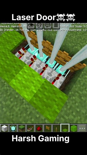 Minecraft viral laser door 🚪 #viral
