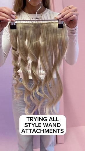 Bouncy Curls with Style Wand Attachments