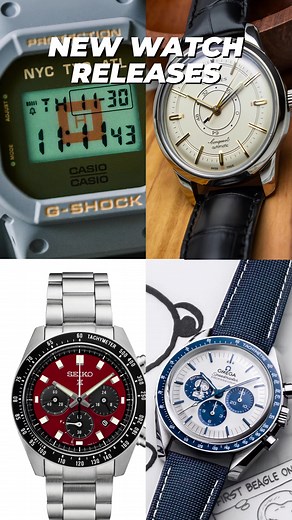 New Watch Releases: Longines Conquest Central Power Reserve, Seiko Speedtimer, Ben Clymer G-Shock