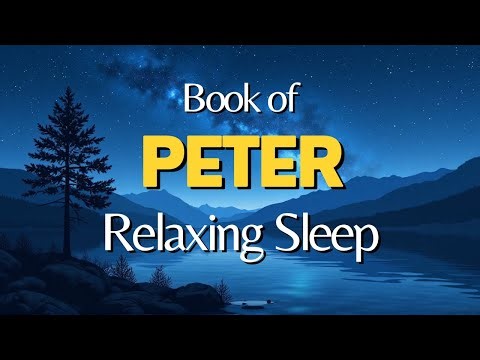 Relaxing Sleep 😴 Books of 1st & 2nd Peter ❤️ | Calm & Comforting | Gentle Bible Reading