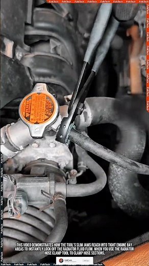 Radiator Hose Clamp Tool: Clamp Hose Clean Efficient #tool #tools #innovation