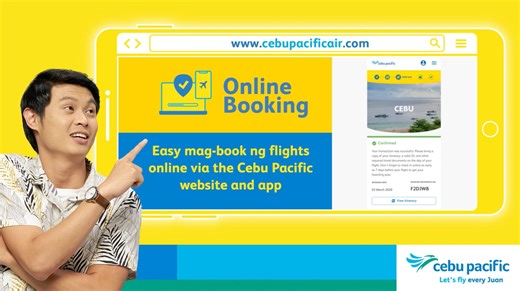 47K views · 2.9K reactions | Let's Fly Easy with Cebu Pacific! It's easy to book your flights online using the Cebu Pacific website or app! Just log in to your MyCebuPacific account, search for flights, confirm your details, and get ready to fly! Fly Easy, going online is key! Book your flights at www.cebupacificair.com or download the app. #LetsFlyEveryJuan | Cebu Pacific Air | Facebook