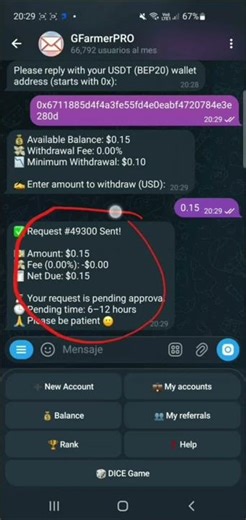 TELEGRAM BOT PAGANDO USDT SIN INVERTIR 2026