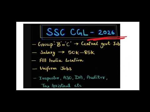 SSC CGL 2026 Full strategy/ Eng, Reason, Gk & Math !how to preparation ssc cgl 