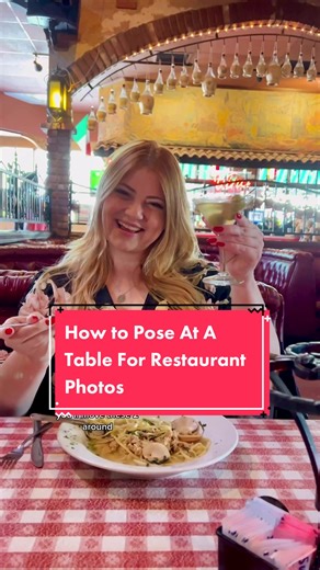 How to Pose at a Restaurant Table for Cute Photos