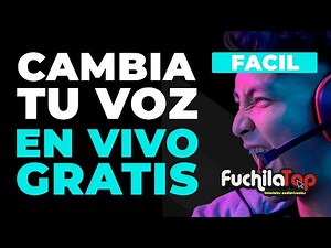 Programa para cambiar tu voz en vivo y completamente gratis