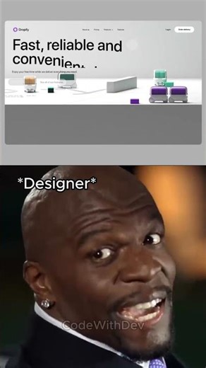 Developer VS Designer😂 #webdevelopment