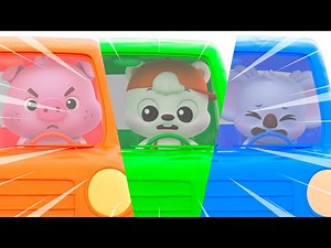 Aprende Colores con Carrera de Autos🚗 3D | Colores para Niños | Lotty Friends