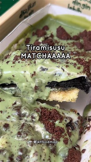Tiramisusu matcha yang bikin banyak orang ketagihan