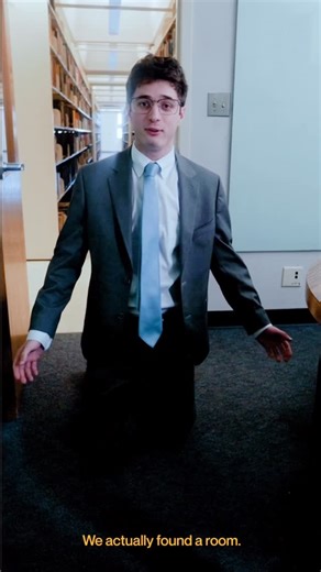 Hill After Hours on Instagram: "Looking for a room in Davis Library? So is John. Watch Season 1 Episode 1 at the link in bio #HillAfterHours #latenightcomedy #JohnTarheel"