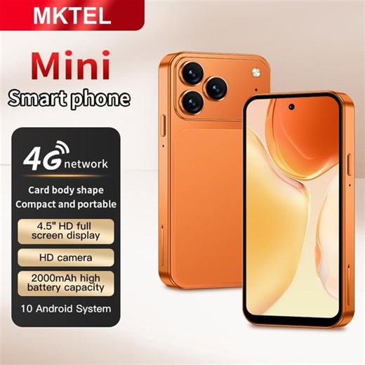 MKTEL A19 Pro Mini 4.5" Android 10 Phone 2 16GB 2000mAh