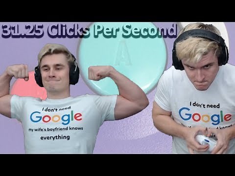 FASTEST BUTTON MASHER IN THE WORLD (31.25 CPS)